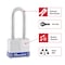 Master Lock Master Lock 1-9/16 in. W Steel Pin Tumbler Exterior Padlock, PK4 3QLF - alternate 2